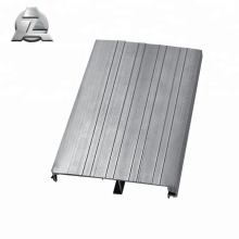 profilé d&#39;extrusion de plancher de toiture en aluminium anodisé gris